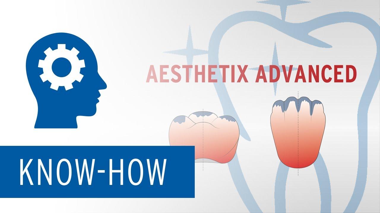 Aesthetix Advanced | Staining of restorations for an individual shade gradient