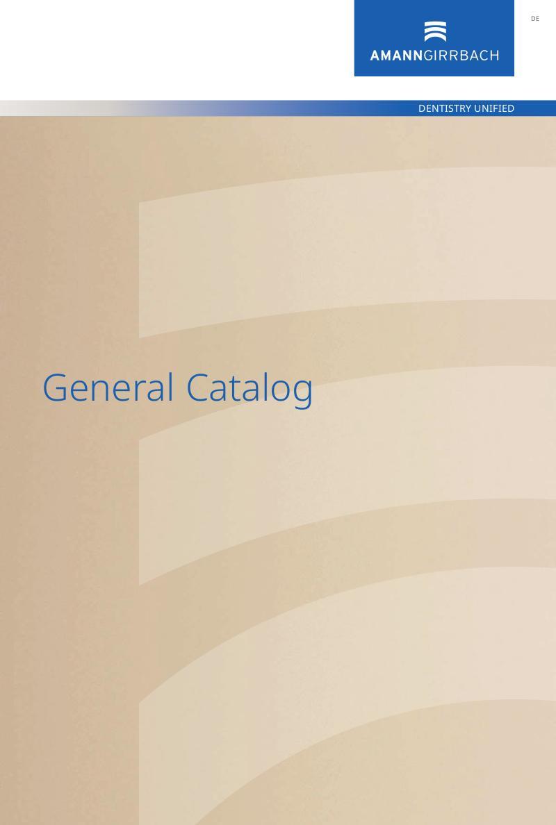 General Catalog DE