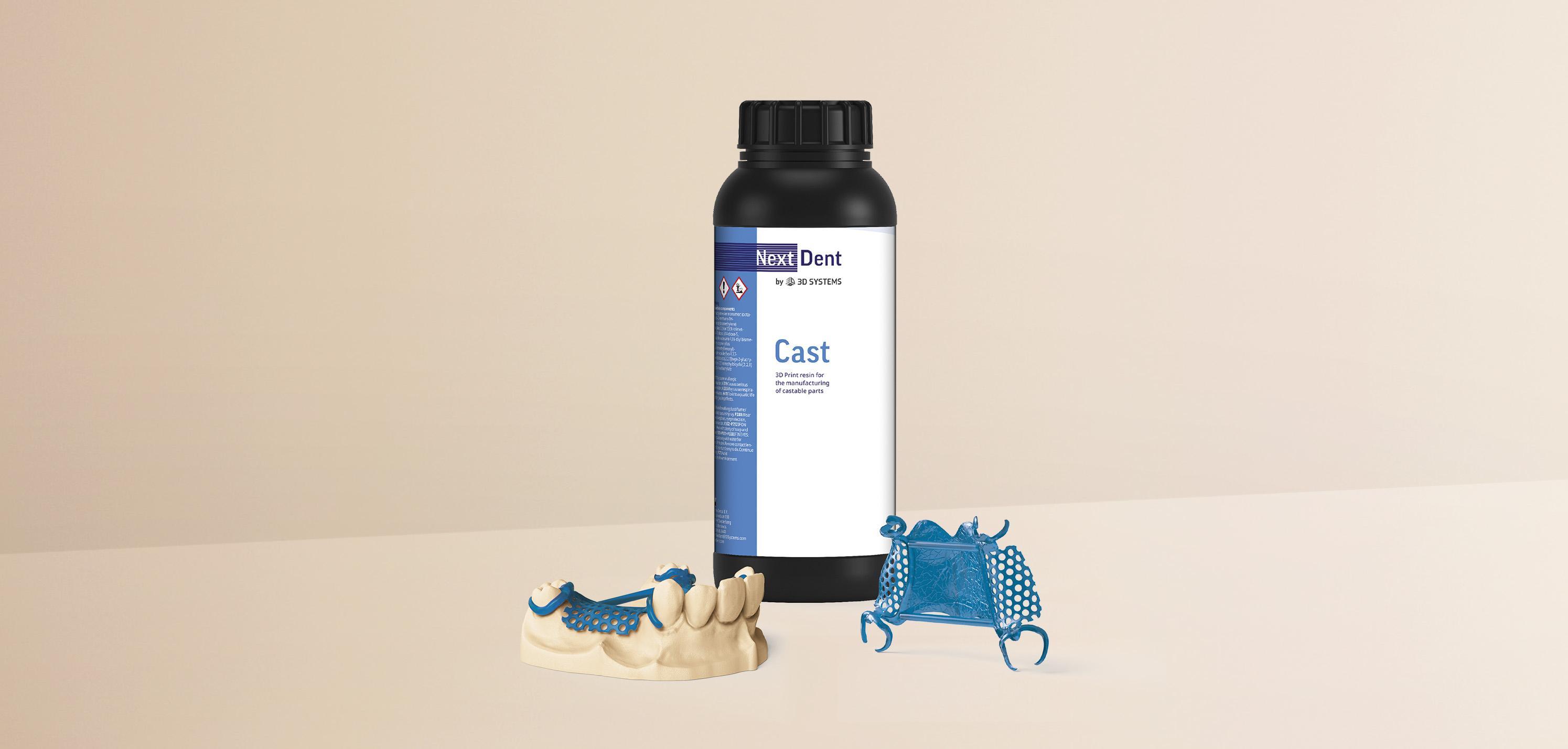 New NextDent Cast Blue printing resin with improved material properties