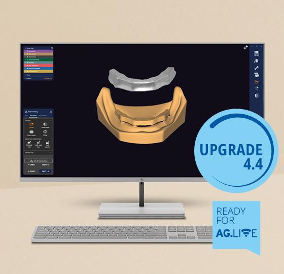 Now available: Ceramill Software Upgrade 4.4 - simple workflows and new indications in the Ceramill workflow