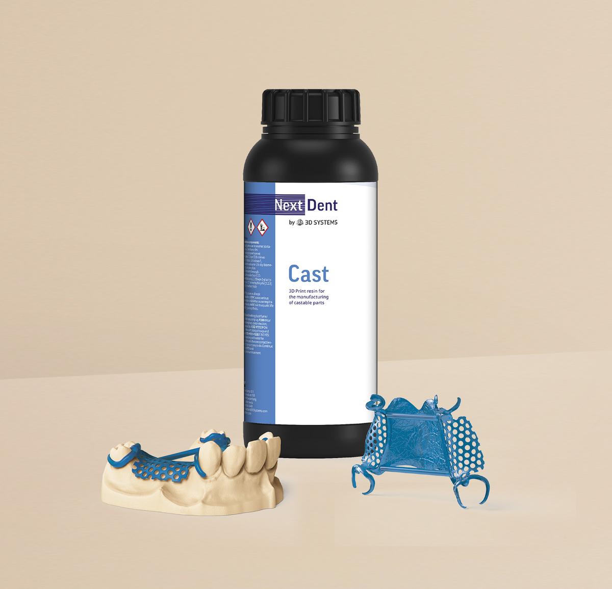 New NextDent Cast Blue printing resin with improved material properties